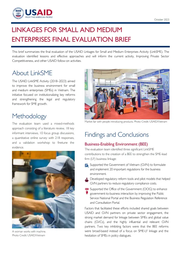 LinkSME Final Evaluation Brief