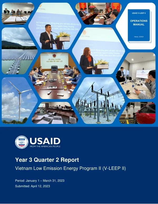 Year 3 Quarter 2 Report: Vietnam Low Emission Energy Program II (V-LEEP II)