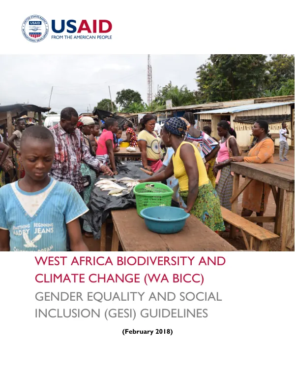 WA BiCC Gender Equality and Social Inclusion (GESI) Guidelines