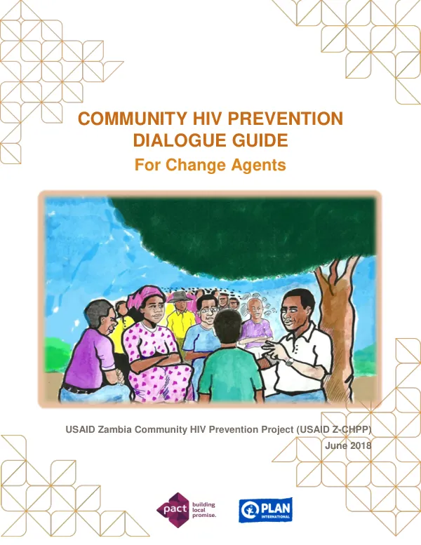 Community HIV Prevention Dialogue Guide, USAID Z-CHPP