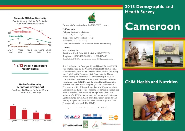 2018 Cameroon Demographic and Health Survey: Child Health and Nutrition