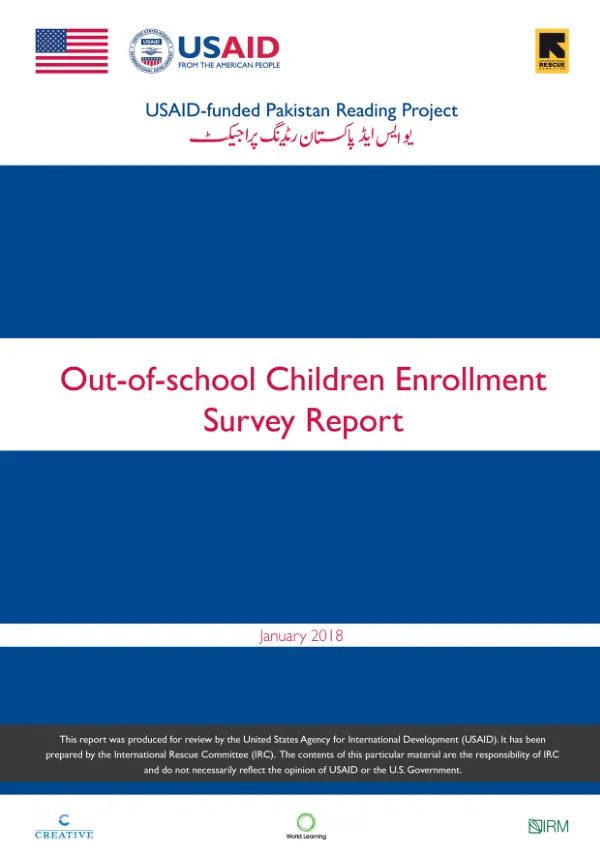 Out-of-school Children Survey Report