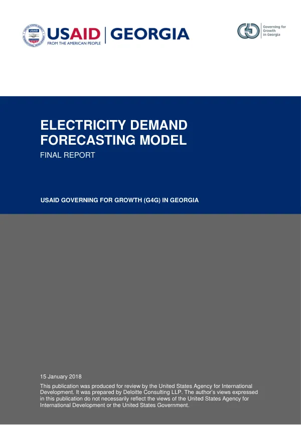 Electricity Demand Forecasting Model