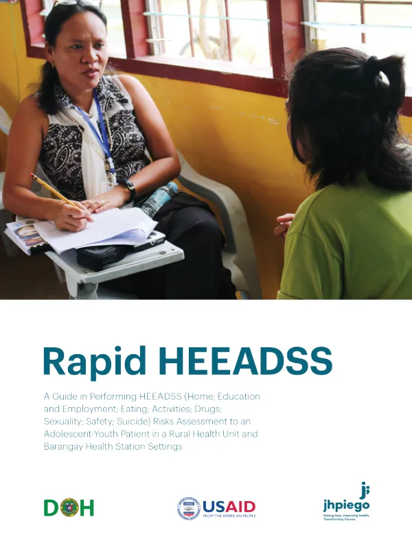 HEEADSS Psychosocial Risks Assessment: A Background and Guide for Rural Health Units