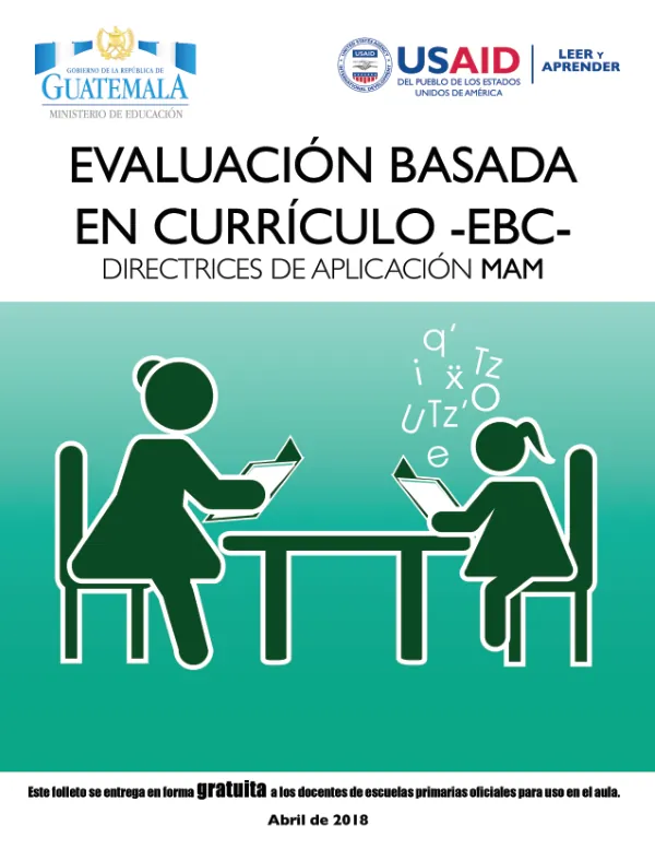 Directrices para la aplicación de EBC: Mam
