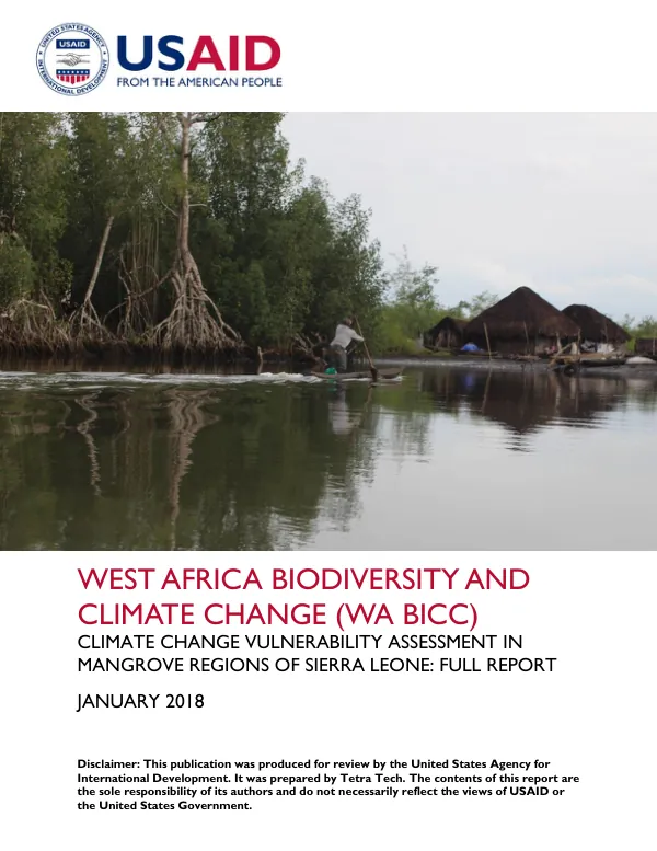 Climate Change Vulnerability Assessment in Mangrove Regions of Sierra Leone: Full Report