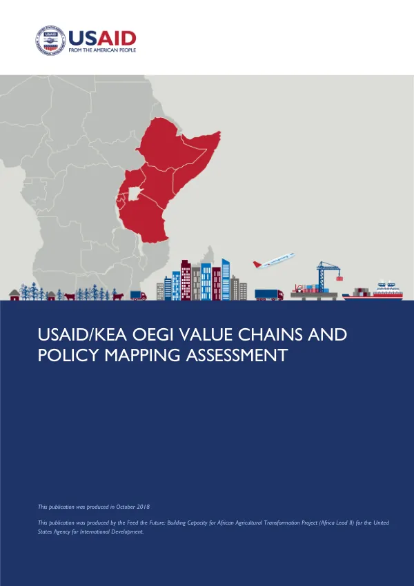 USAID/KEA OEGI Value Chains and Policy Mapping Assessment Report