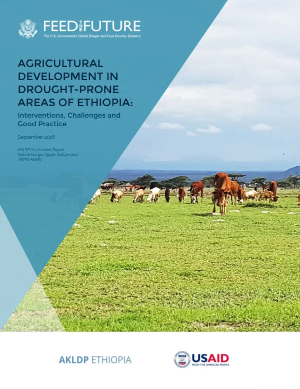 Agricultural Development in Drought-Prone Areas of Ethiopia: Interventions, Challenges and Good Practice