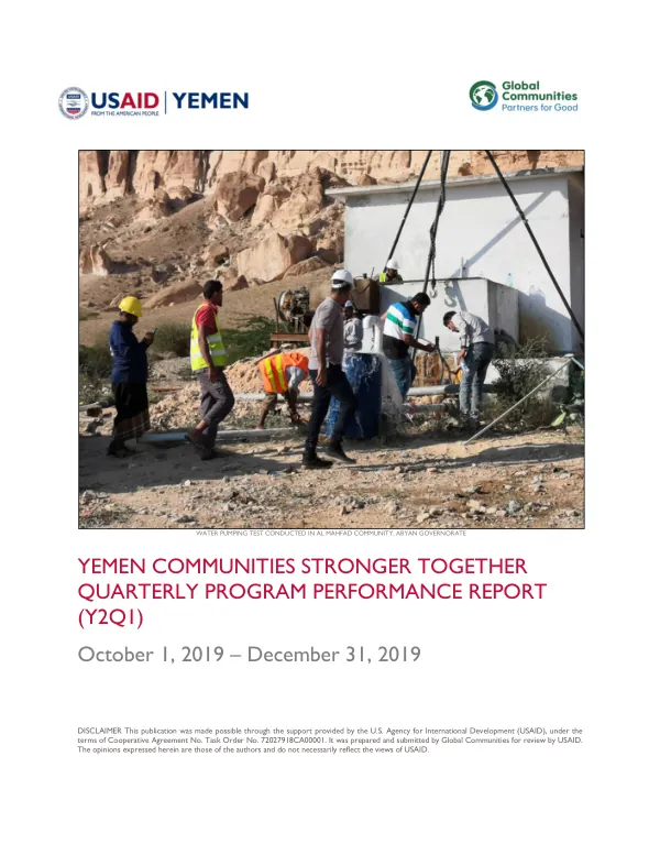 YCST: Quarterly Report, Y2Q1