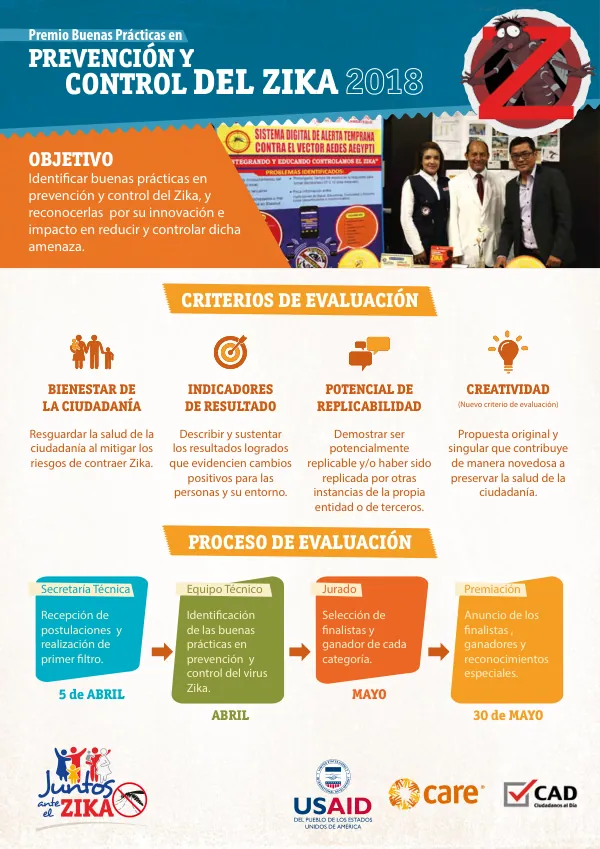 Premio Buenas Prácticas en PREVENCIÓN Y CONTROL DEL ZIKA
