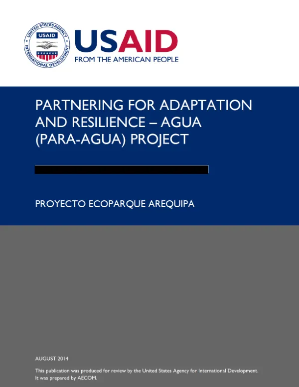 Partnering for Adaptation and Resilience – Agua