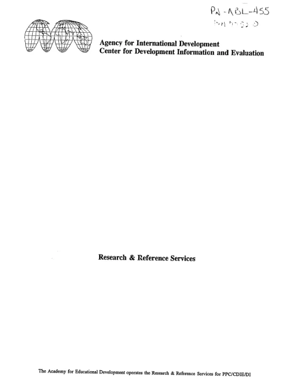 Private sector rehabilitation program (commodity import program) [: amendment]