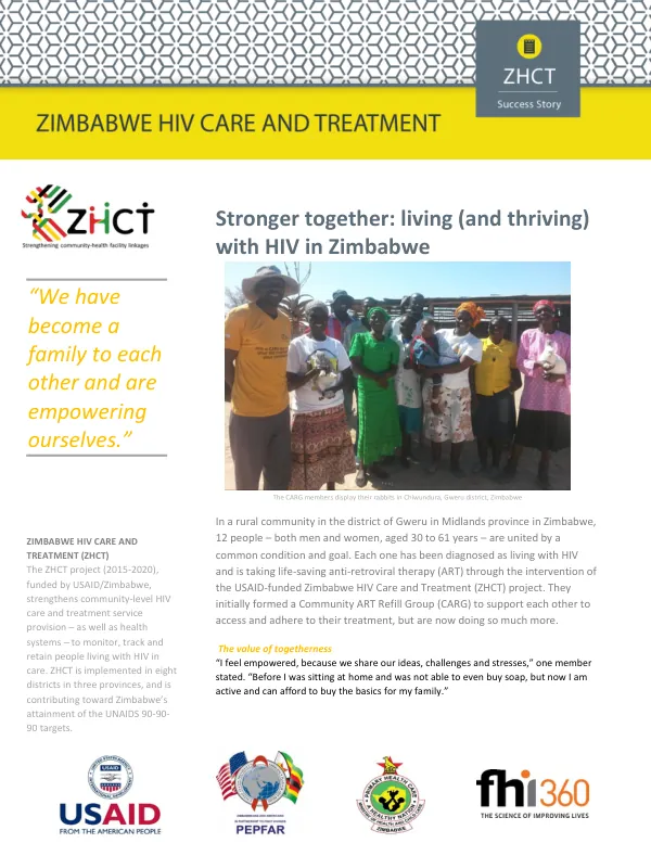 ZIMBABWE HIV CARE AND TREATMENT