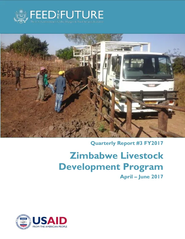 Quarterly Report #3 FY2017: Feed the Future Zimbabwe Livestock Development Program