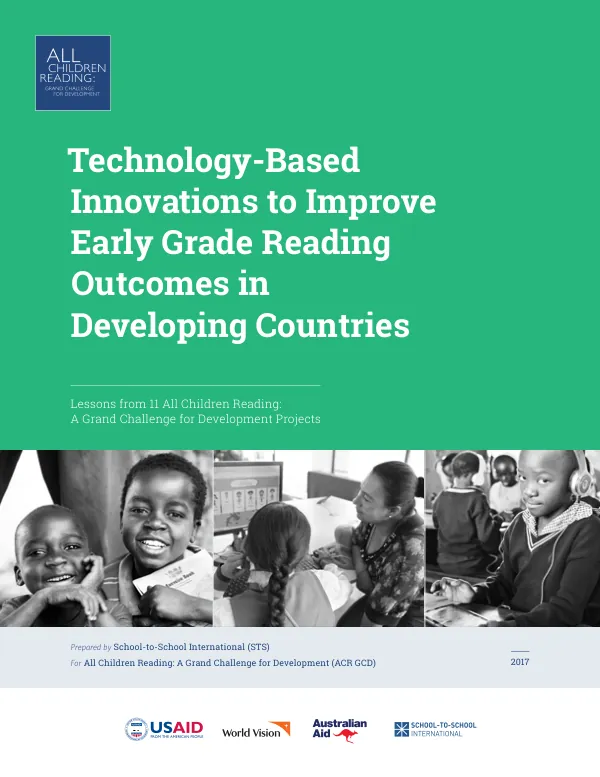 Technology-Based Innovations to Improve Early Grade Reading Outcomes in Developing Countries