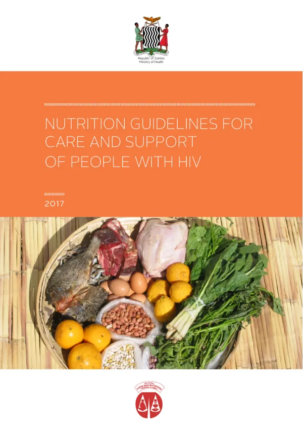 Nutrition Guidelines for Care and Support of People living with HIV