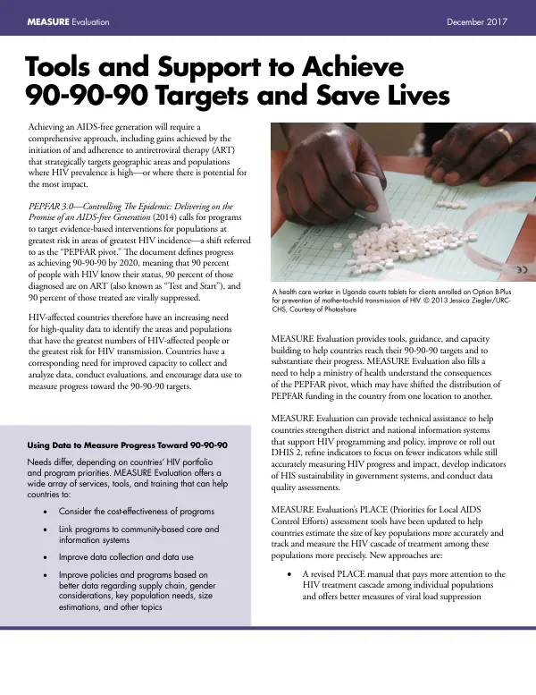Using Data to Measure Progress Toward 90-90-90