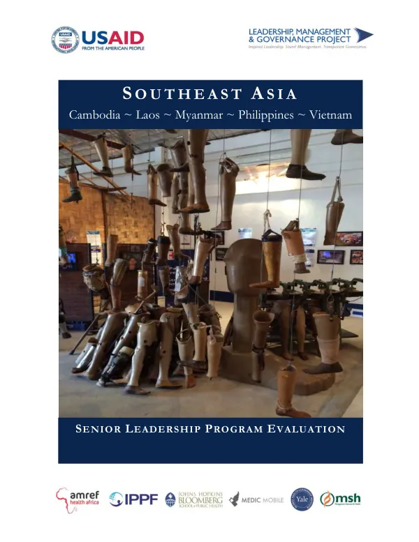 Senior Leadership Program Evaluation: Southeast Asia