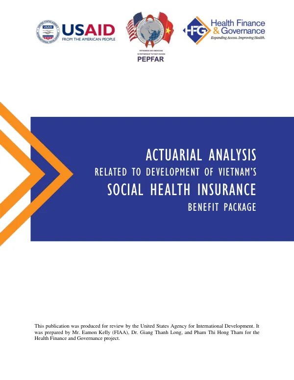 Actuarial Analysis Related to Development of Vietnam’s Social Health Insurance Benefit Package
