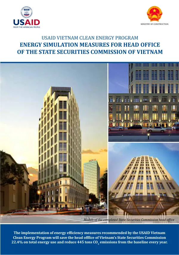 USAID Vietnam Clean Energy Program: Energy Simulation Measures for Head Office of the State Securities Commission of Vietnam