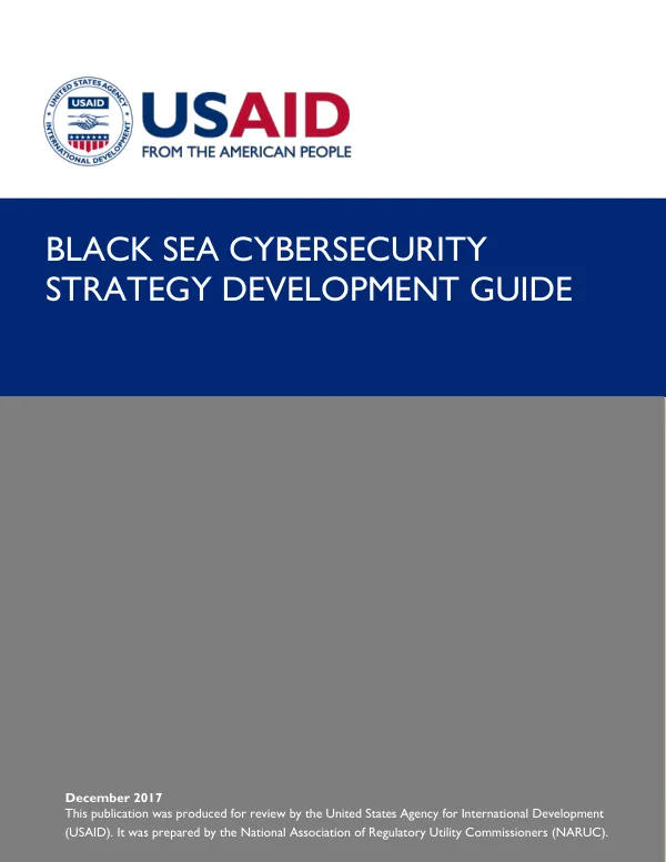 Black Sea Cybersecurity Strategy Development Guide