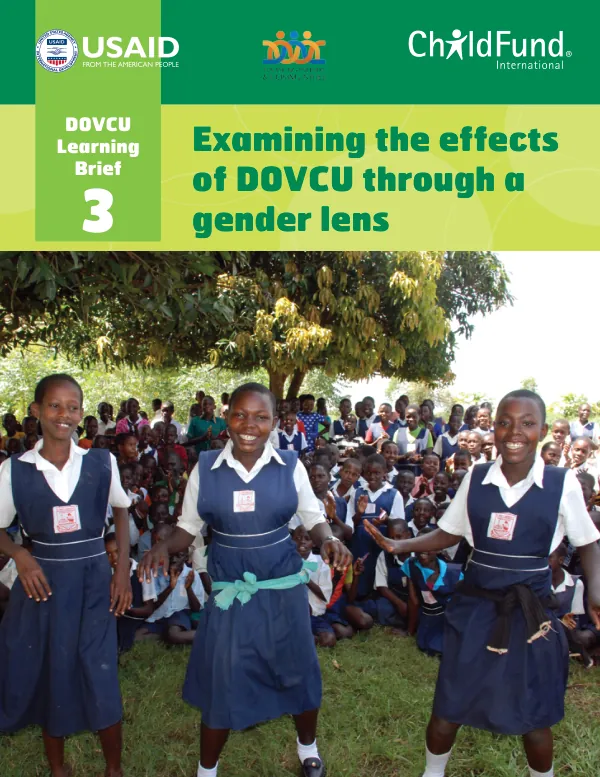 DOVCU Learning Brief 3: Examining the effects of DOVCU through a gender lens