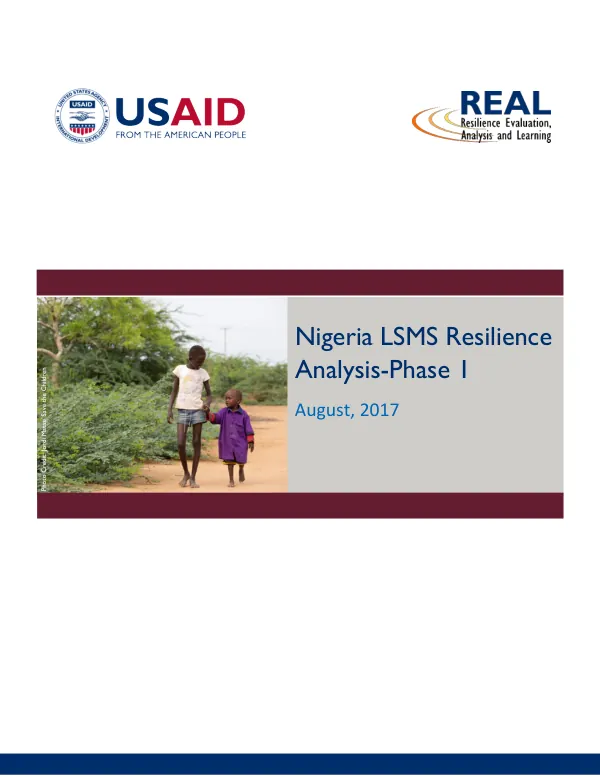 Nigeria Resilience Analysis Research Brief