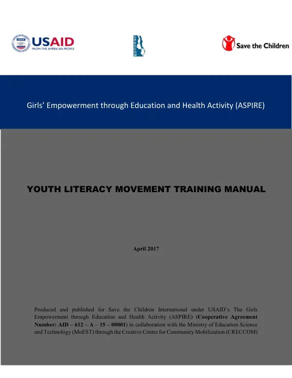 Youth Literacy Movement Training Manual
