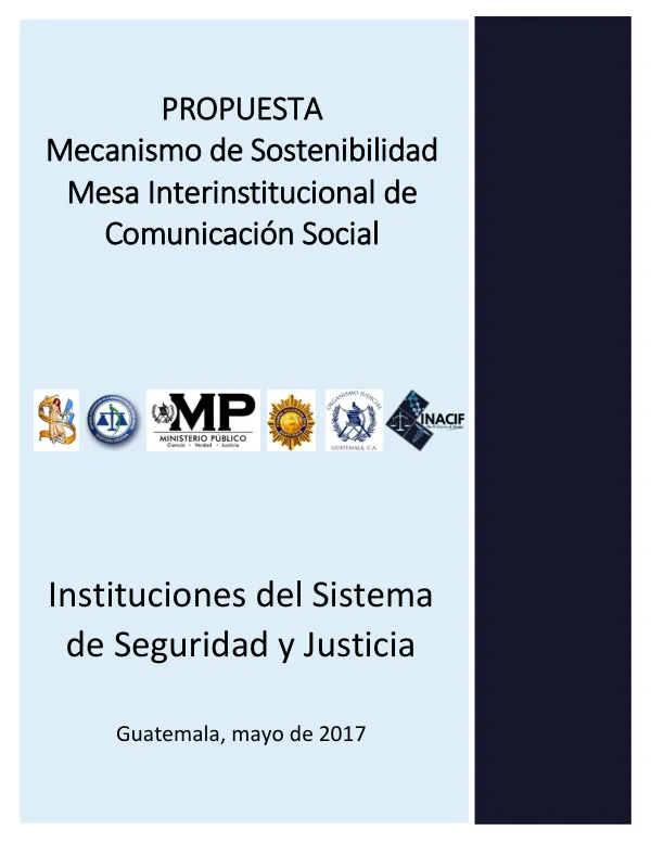 Mecanismo de Sostenibilidad de la Mesa Interinstitucional de Comunicación Social (MICS)