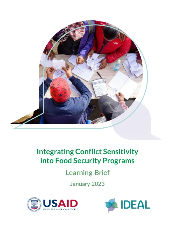 Integrating Conflict Sensitivity into Food Security Programs | Learning Brief