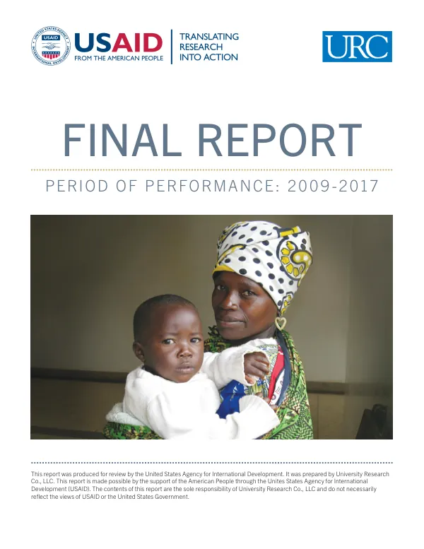 Final Report: Translating Research into Action (TRAction) Project