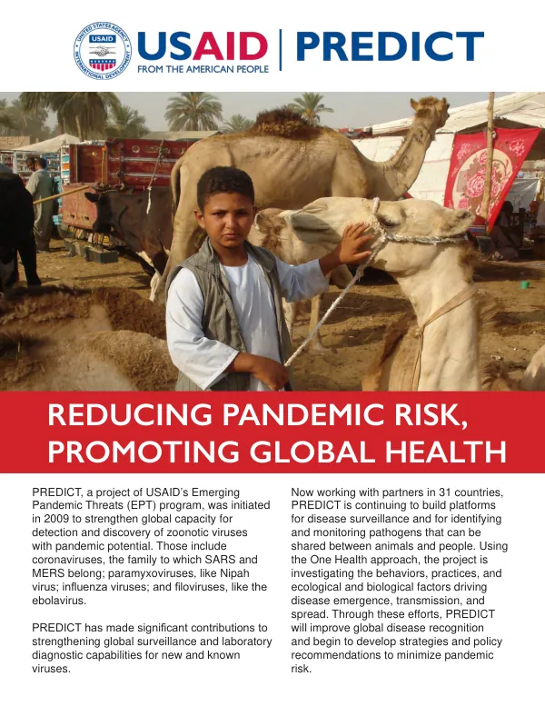 REDUCING PANDEMIC RISK, PROMOTING GLOBAL HEALTH
