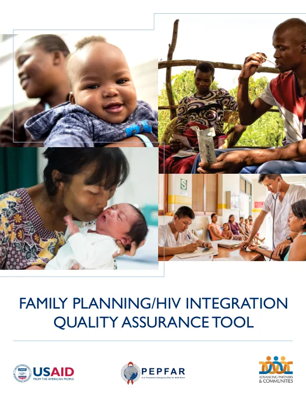 Family Planning/HIV Integration Quality Assurance Tool