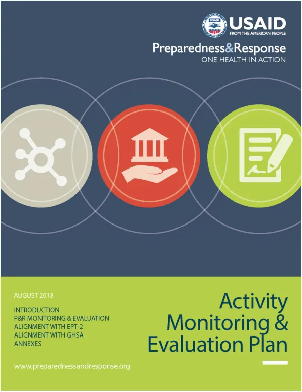 Preparedness and Response Project Activity M&E Plan