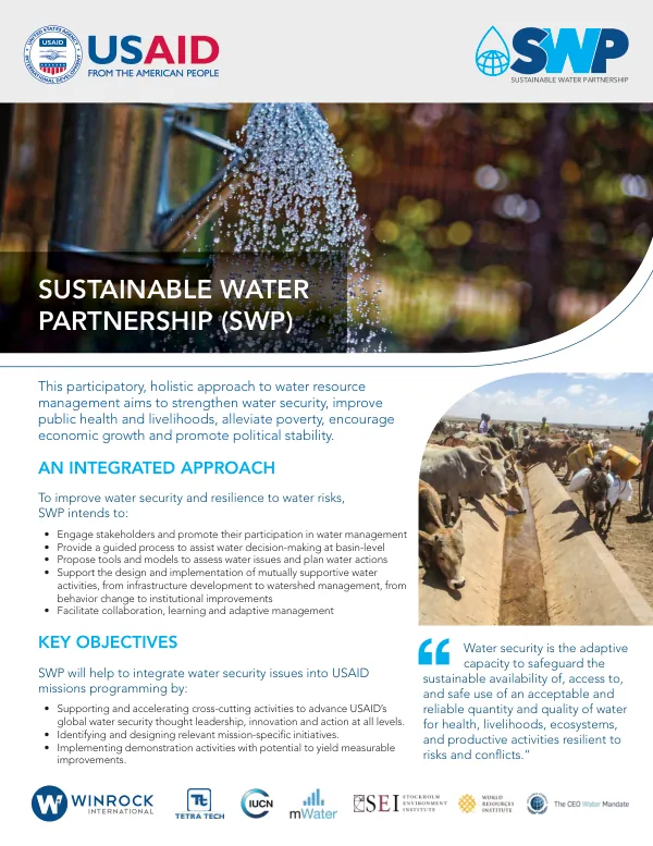 Sustainable Water Partnership (SWP): An Integrated Approach