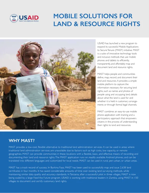 Mobile Solutions for Land and Resource Rights