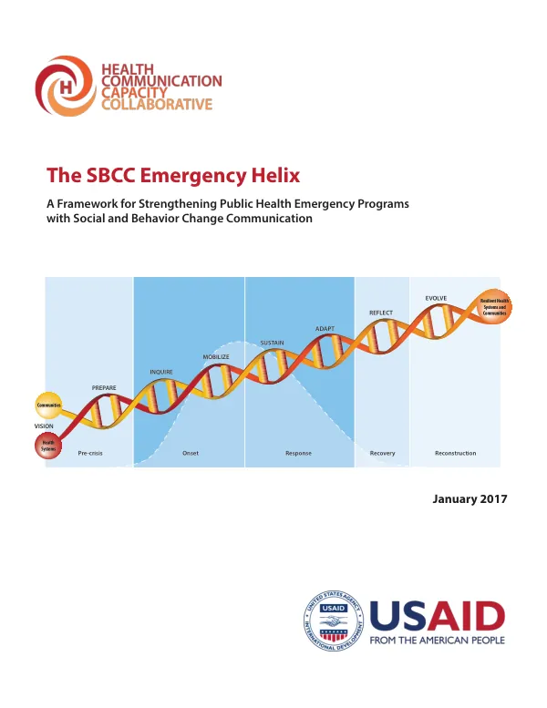 The SBCC Emergency Helix: A Framework for Strengthening Public Health Emergency Programs with Social and Behavior Change Communication