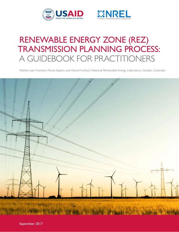 Renewable Energy Zone (REZ) Transmission Planning Process: A Guidebook for Practitioners
