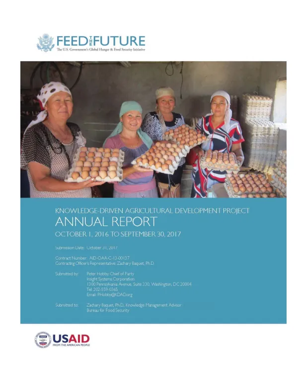 KDAD Annual Report FY 2017