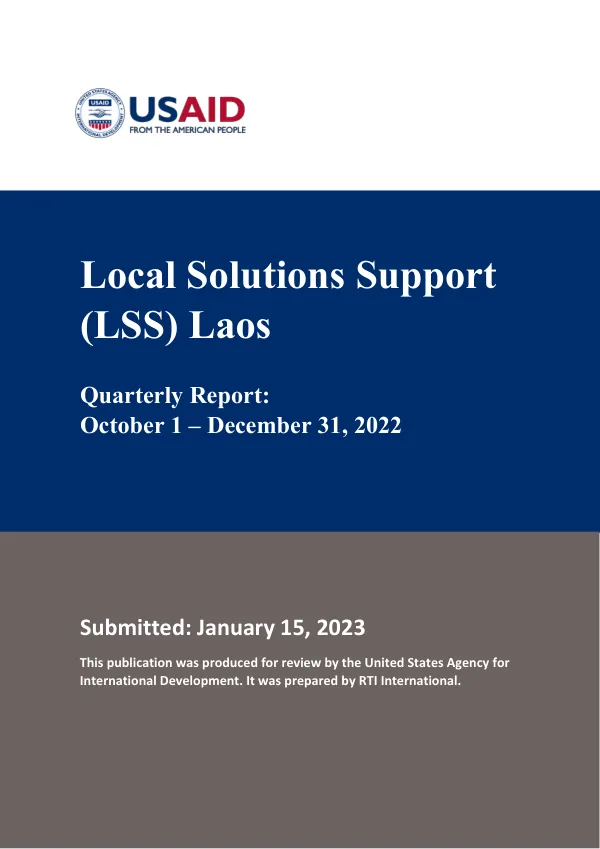Laos LSS Report Q1 FY23