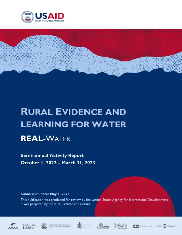 REAL-Water Semi-Annual Activity Report (October 2022–March 2023)