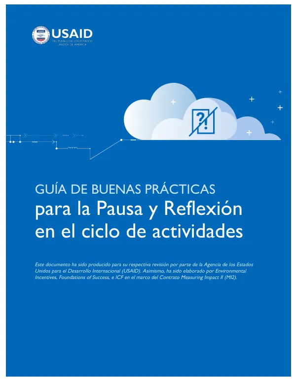 Guía de Buenas Prácticas para la Pausa y Reflexión en el Ciclo de Actividades