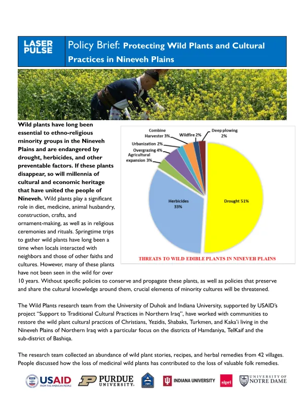 Policy Brief No. 1: Protecting Wild Plant Species in the Great Plains