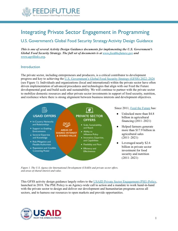 Private Sector Engagement_GFSS-R Activity Design