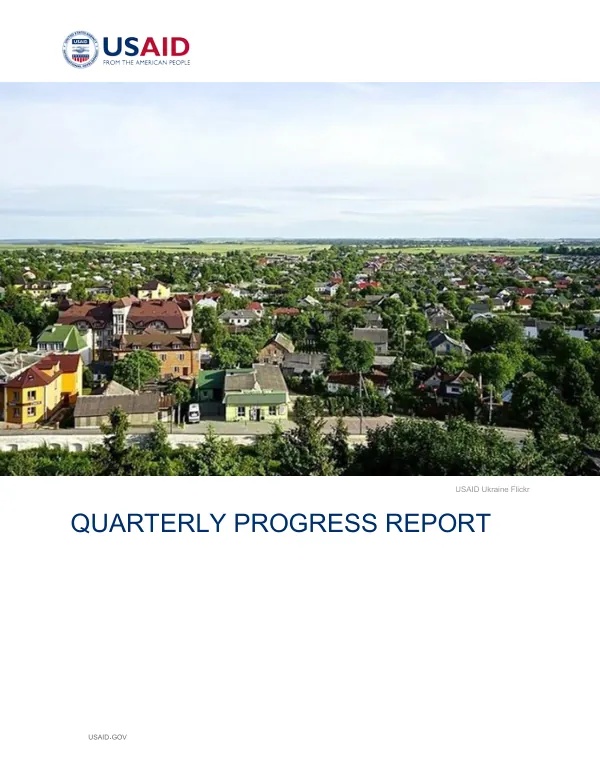 Quarterly Progress Report