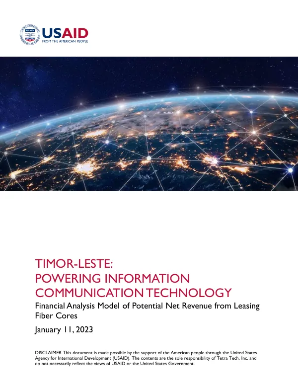 Financial Analysis Model of Potential Net Revenue from Leasing Fiber Cores