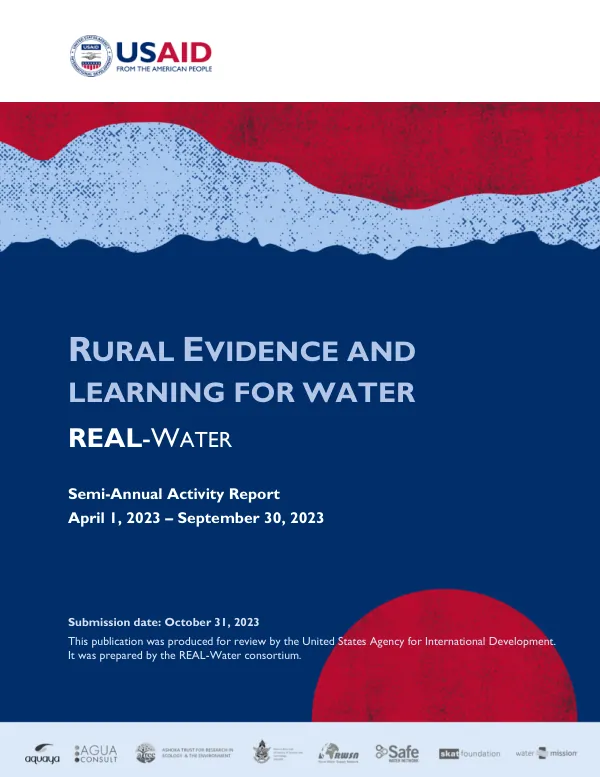 REAL-Water Semi-Annual Activity Report April 1, 2023 – September 30, 2023