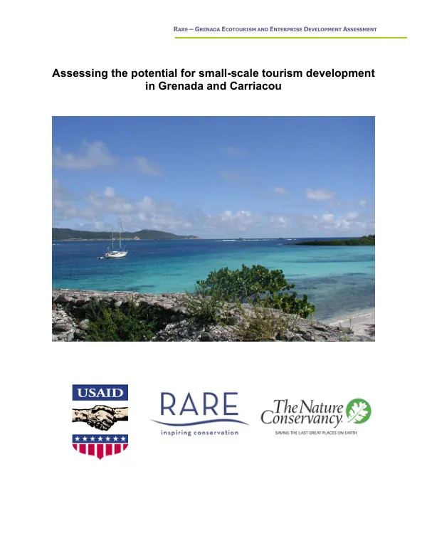 RARE – GRENADA ECOTOURISM AND ENTERPRISE DEVELOPMENT ASSESSMENT