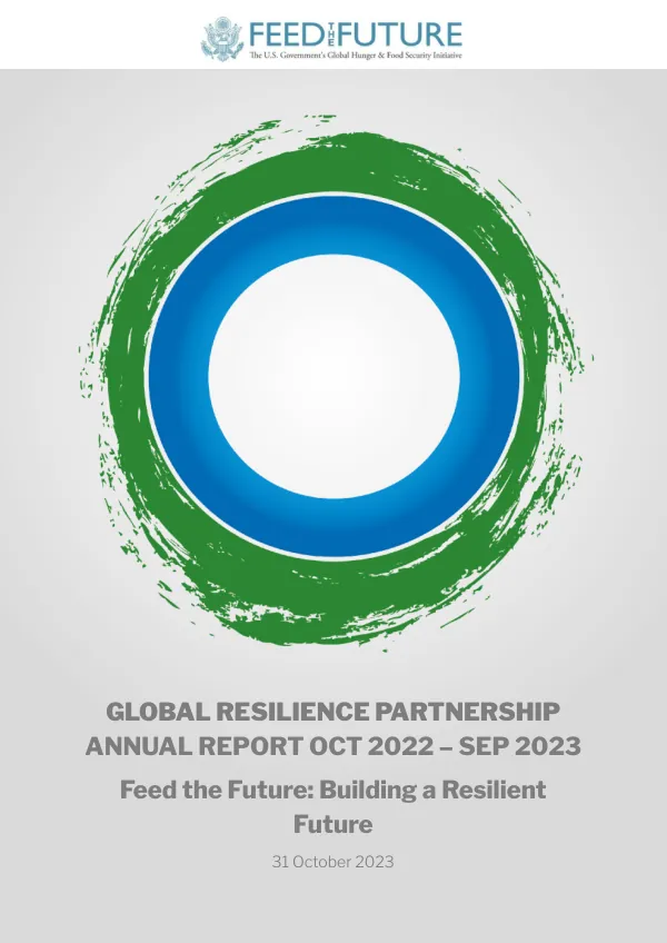 Global Resilience Partnership Annual Report Oct 2022 – Sep 2023