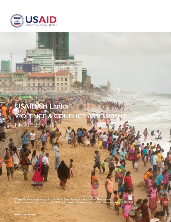 USAID Sri Lanka Violence & Conflict Assessment FINAL REPORT